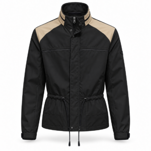 jk gj 012 colorblock golf field jacket black khaki p