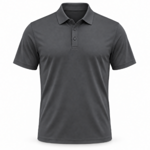 jk gp 005 solid performance golf polo charcoal