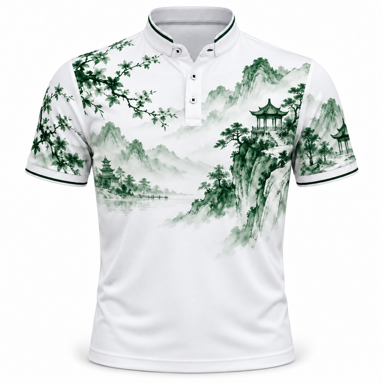 jk gp 015 green porcelain print golf polo jk gp 015 green porcelain print golf polo