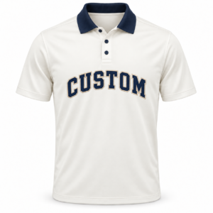 jk gp 016 collegiate custom golf polo white navy