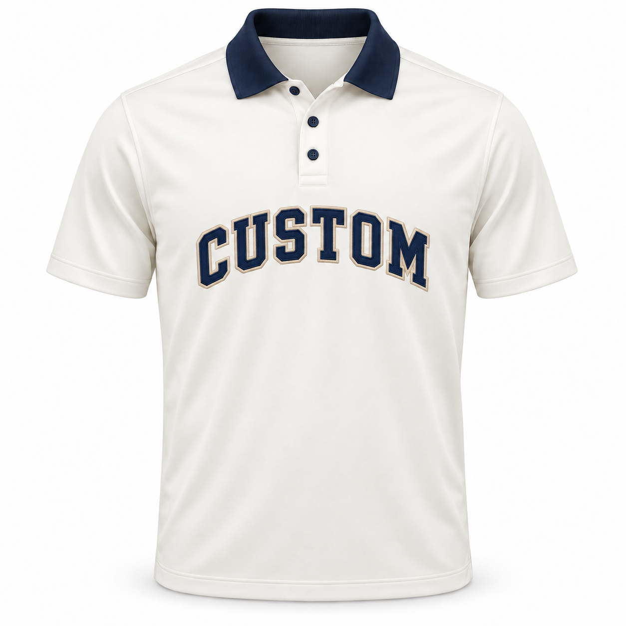 jk gp 016 collegiate custom golf polo white navy jk gp 016 collegiate custom golf polo white navy