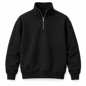 jk hd 003 quarter zip sweatshirt black