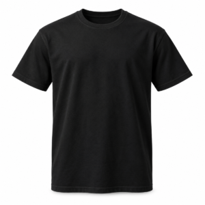 jk ts 002 heavyweight crew tshirt black